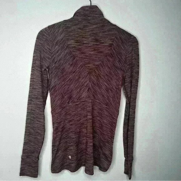 Lululemon Kanto Catch Me Half Zip Heathered Bordeaux Drama Pullover - Picture 7 of 10